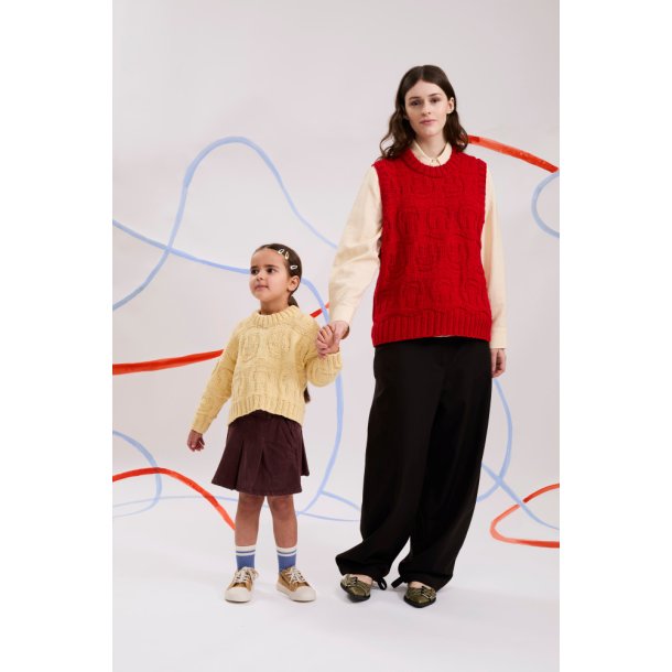 Mega Mood Slipover - Strikkekit fra Spektakelstrik