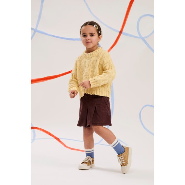 Mega Mood Sweater Kid - Strikkekit fra Spektakelstrik