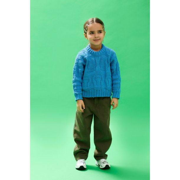 Mega Mood Sweater Kid - Strikkekit fra Spektakelstrik