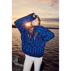 Wave Cardi - strikkekit fra Spektakelstrik
