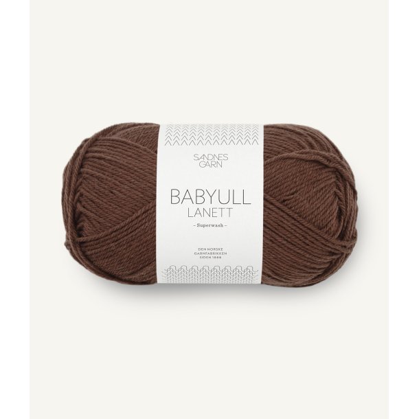 Sandnes Babyull Lanett 3082 M&oslash;rk Brun - NY