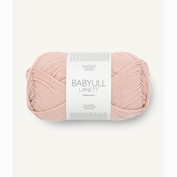 Sandnes Babyull Lanett 3521 Perlerosa