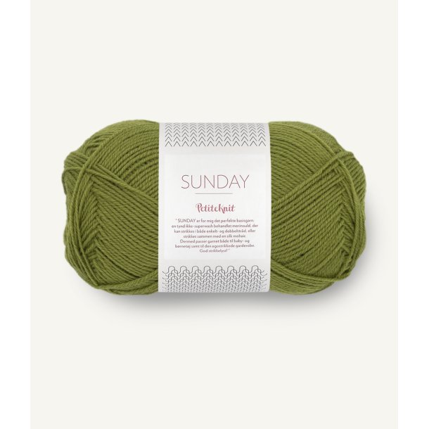 Sandnes Sunday 9564 Matcha (PetiteKnit-farve) - NY