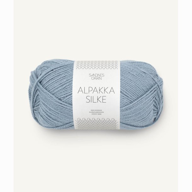 Sandnes Alpakka Silke 6041 St&oslash;vet bl&aring;