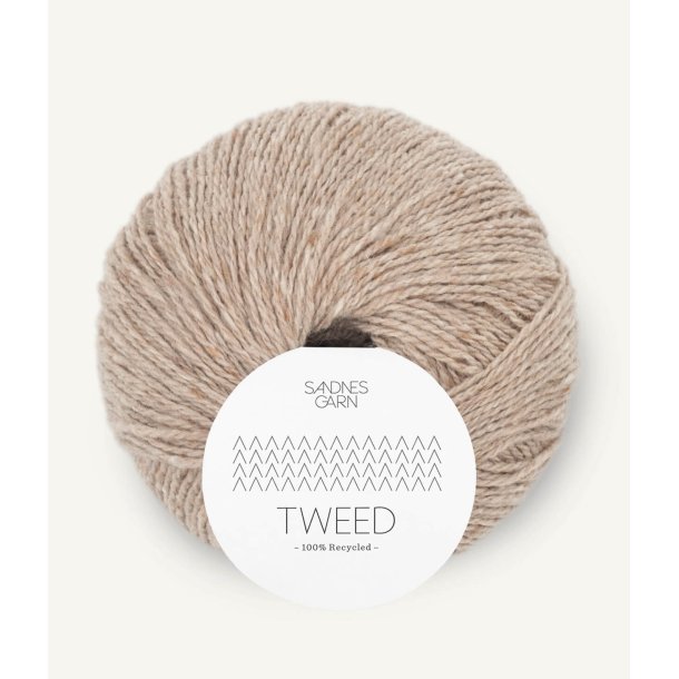 Sandnes Tweed Recycled 2585 Beige Tweed