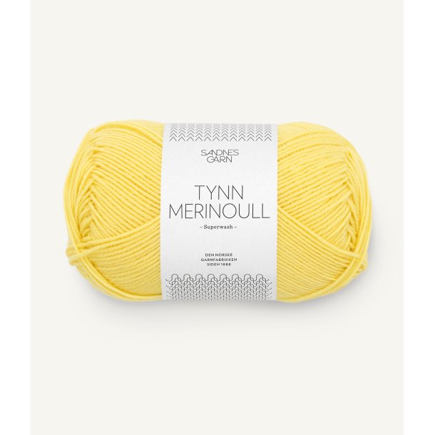 Sandnes Tynn Merinould 9004 Lemon - NY