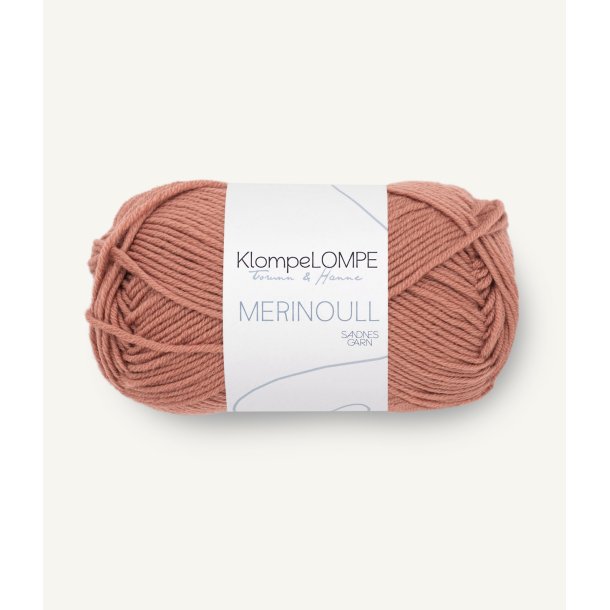 Sandnes KlompeLOMPE Merino-uld 3544 Brunrosa 