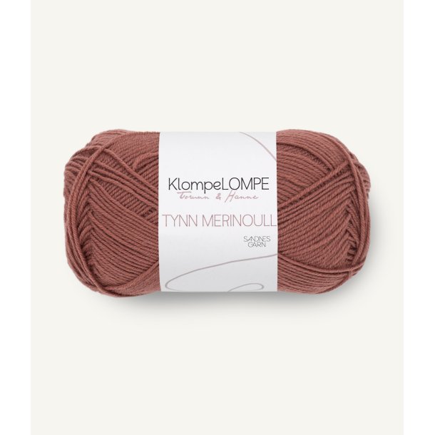 Sandnes KlompeLOMPE Tynn Merino-uld 4043 Blommerosa 