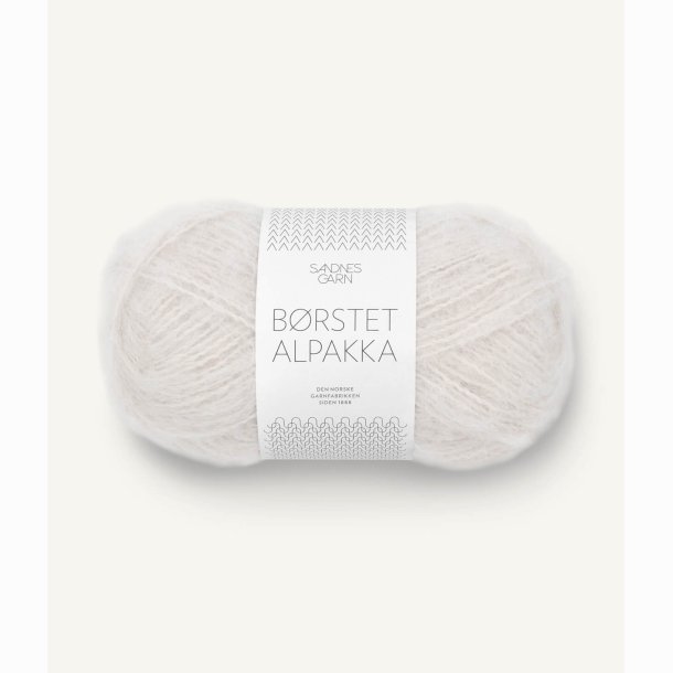 Sandnes Brstet Alpakka 1014 Porcel&aelig;n