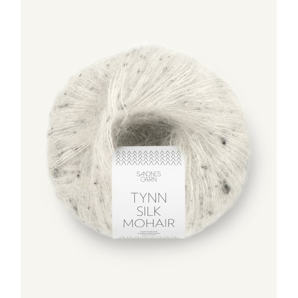 Sandnes Tynn Silk Mohair Tweed 1199 Salt'n Pepper Tweed 