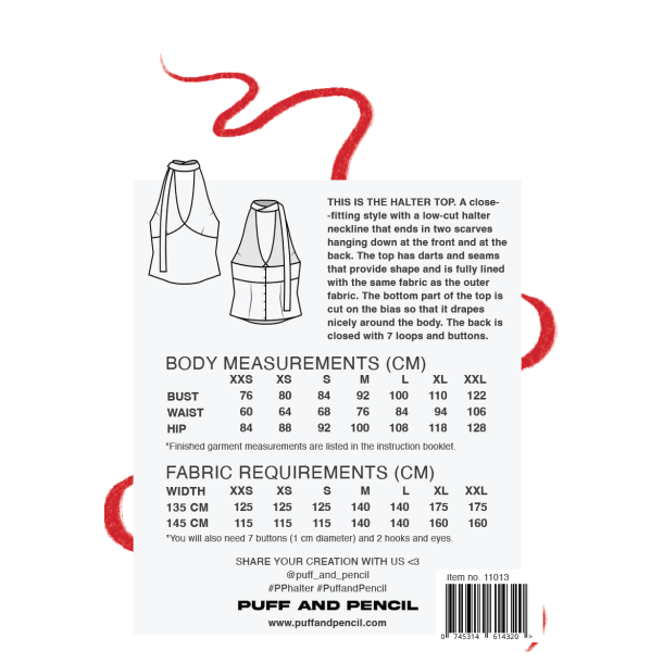 HALTER TOP - Puff and Pencil