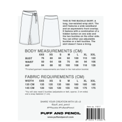 BUCKLE SKIRT - Puff and Pencil