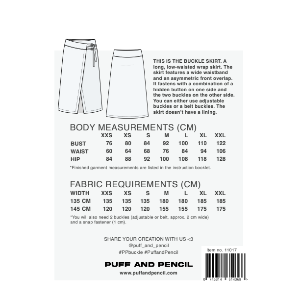 BUCKLE SKIRT - Puff and Pencil