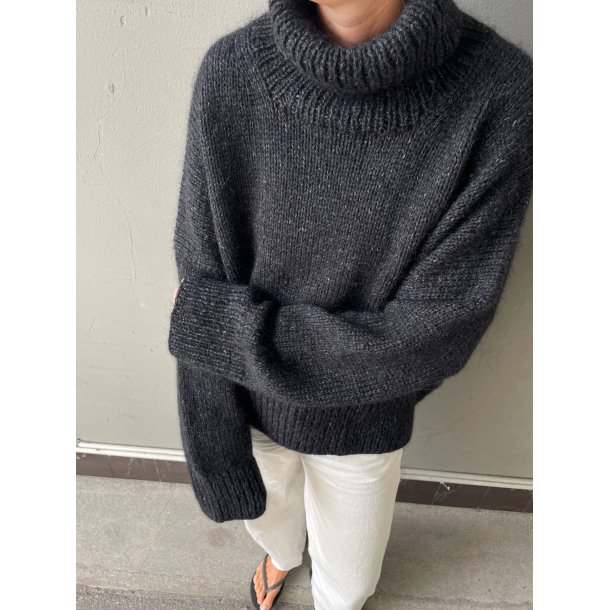 Sweater no. 25 strikkekit - Rowan Felted Tweed / mohair version str. 2XL-4XL