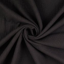 Double gauze i sort fv. 5001 - pr. 0,25 meter