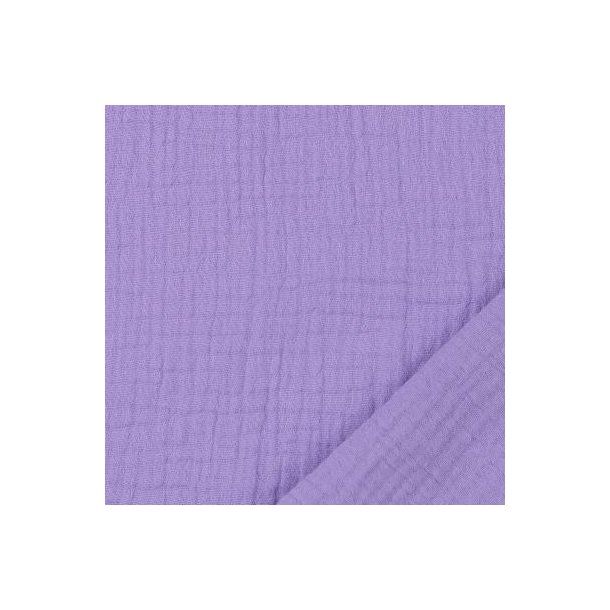 Double gauze i lilla fv. 5024 - pr. 0,25 meter