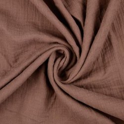 Double gauze i brun fv. 7007 - pr. 0,25 meter