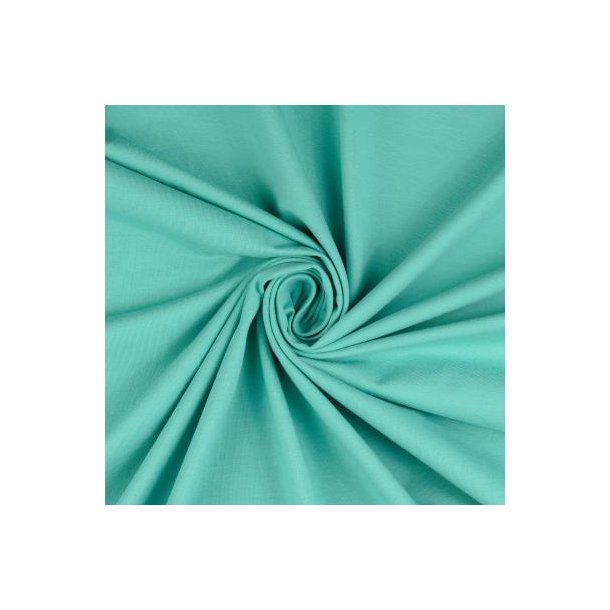 Organic cotton, aqua fv. 7036 - pr. 0,25 meter