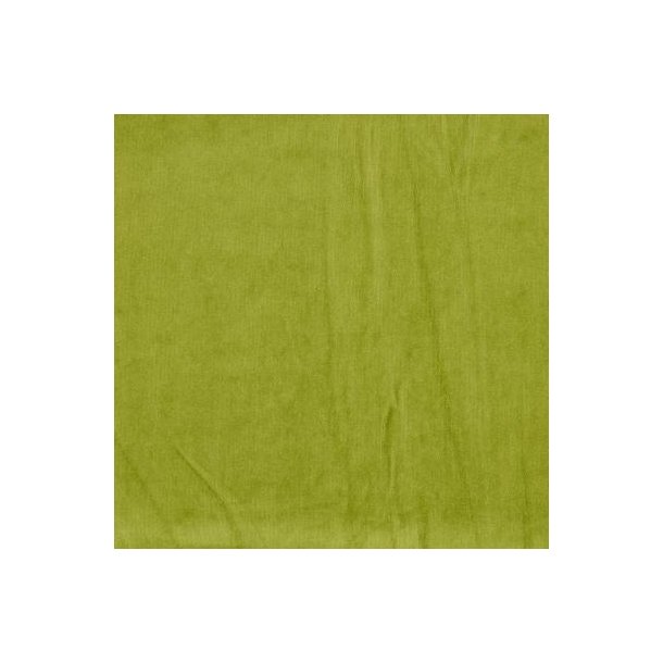 Bomuldsvelour i pistacie grn fv. 5033 - pr. 0,25 meter
