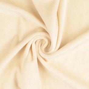 Bomuldsvelour i offwhite fv. 7004 - pr. 0,25 meter