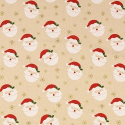 Julestof med julemnd pr. 0.25 m