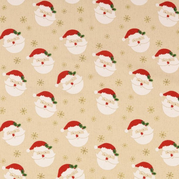 Julestof med julemnd pr. 0.25 m