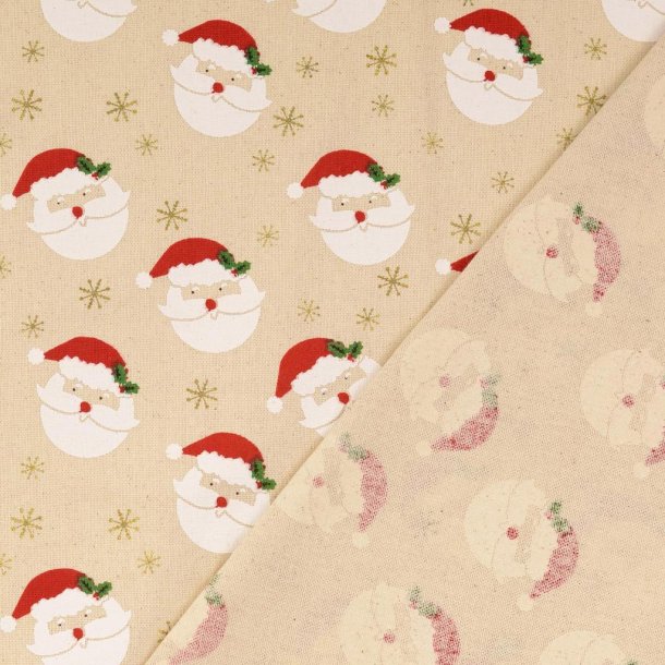 Julestof med julemnd pr. 0.25 m