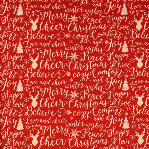 Julestof rd pr. 0,25 m.