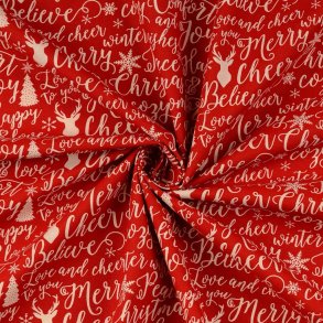 Julestof rd pr. 0,25 m.