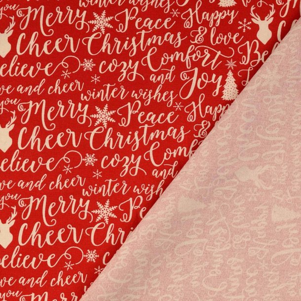 Julestof rd pr. 0,25 m.