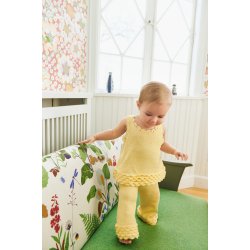 2603_07 Rosette Top Baby strikkekit fra Sandnes