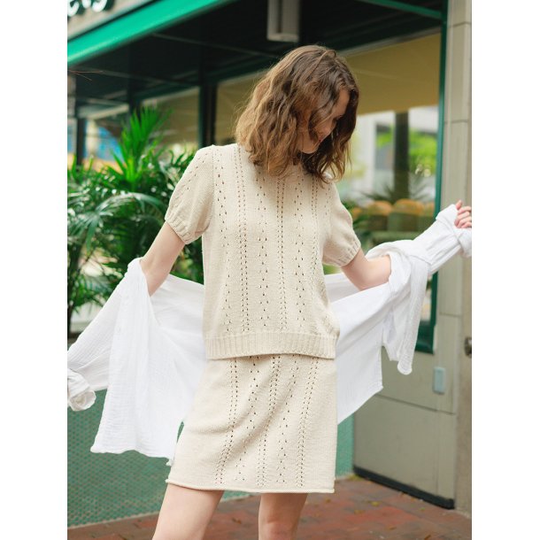 Cornelia Skirt 2404_9B - Sandnes strikkekit