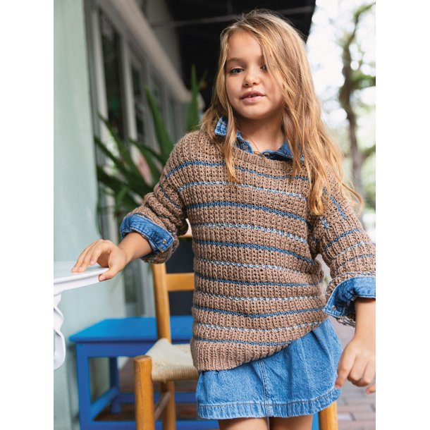 Sebbe Sweater Junior 2405_3 - Sandnes strikkekit