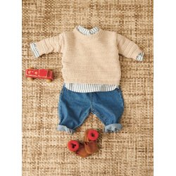Fillip Sweater Baby 2407_1a - Sandnes Strikkekit