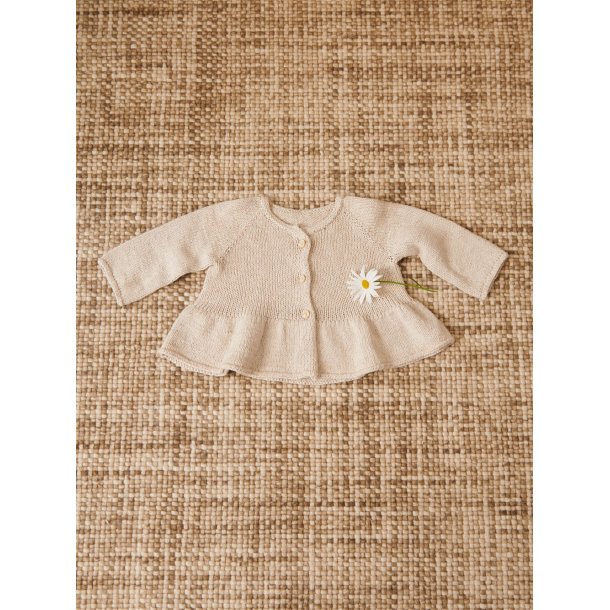 Dina Peplum Cardigan Baby 2407_7 - Sandnes strikkekit
