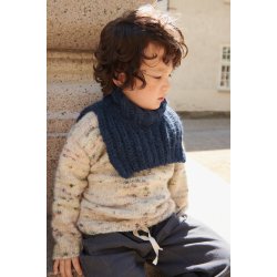 Hannah Neck Junior 2408_10 - Sandnes strikkekit str. 2-4 (6-8) 10-12 r 