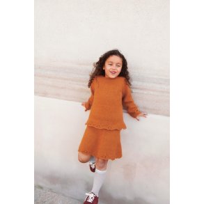 Augustine Skirt Junior 2408_07b - strikkekit fra Sandnes