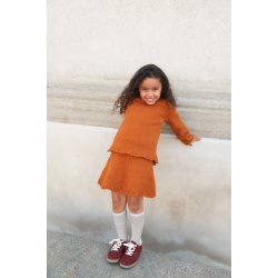 Augustine Skirt Junior 2408_07b - strikkekit fra Sandnes str.  2 (4) 6 (8) r