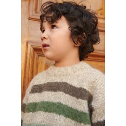 Adam Sweater Junior 2408_09 - Strikkekit fra Sandnes str. 14  r