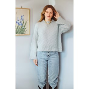 Heather Sweater 2409_13 Strikkekit fra Sandnes