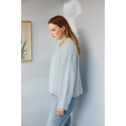 Heather Sweater 2409_13 Strikkekit fra Sandnes