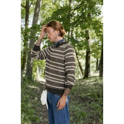 2410_5 Kleiva herregenser strikkekit fra Sandnes str. M-L