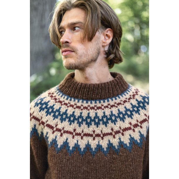 2410_06 POLAR-LIGHT herregenser Strikkekit fra Sandnes