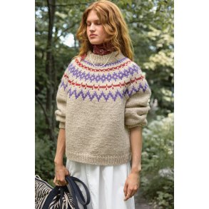 2410_07 Polar-light Damegenser strikkekit fra Sandnes