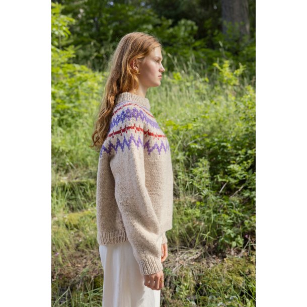 2410_07 Polar-light Damegenser strikkekit fra Sandnes str. S