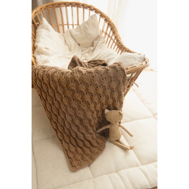 Lilja Baby Blanket 2413_03 strikkekit fra Sandnes
