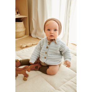 Fillip Cardigan 2413_04 strikkekit fra Sandnes Str. 3-6 mnd