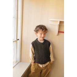 Caspian Slipover Junior 2501_03 strikkekit fra Sandnes