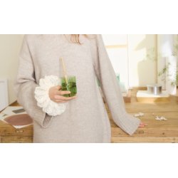 Fleur Scrunchie 2502_11 Strikkekit fra Sandnes