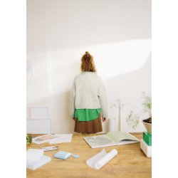 Harper Cardigan 2502_01 Strikkekit fra Sandnes